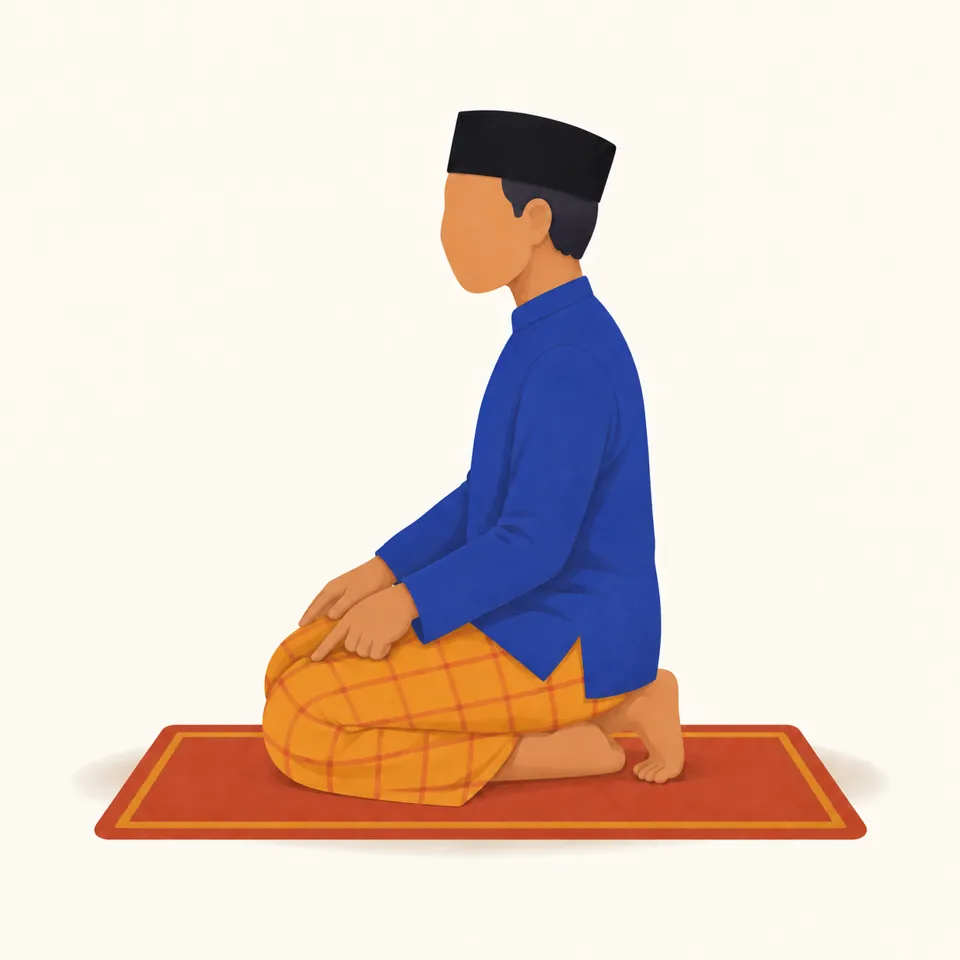 Ilustrasi: Tasyahud awal
