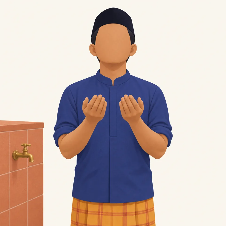 Ilustrasi: Doa setelah wudu